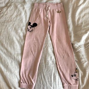 disney gap kids pink sweatpants